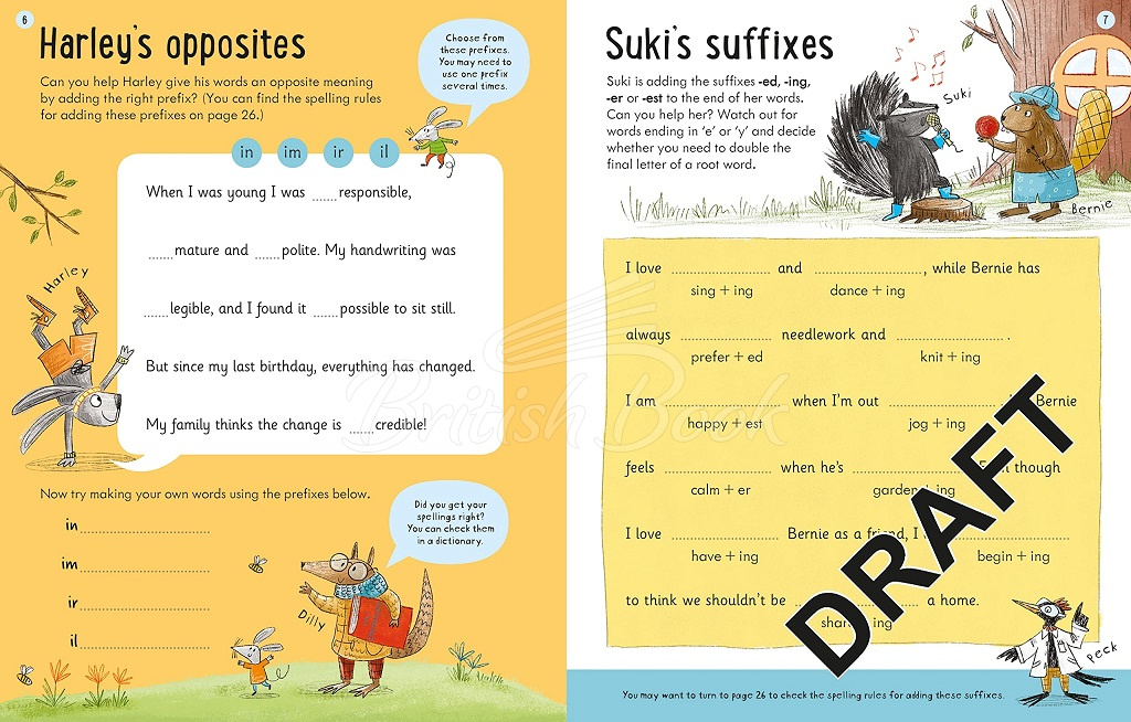 Книга Usborne Workbooks: Spelling (Age 8 to 9) изображение 2