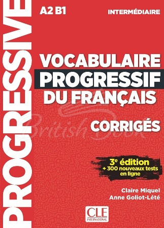 Збірник відповідей Vocabulaire Progressif du Français 3e Édition Intermédiaire Corrigés зображення
