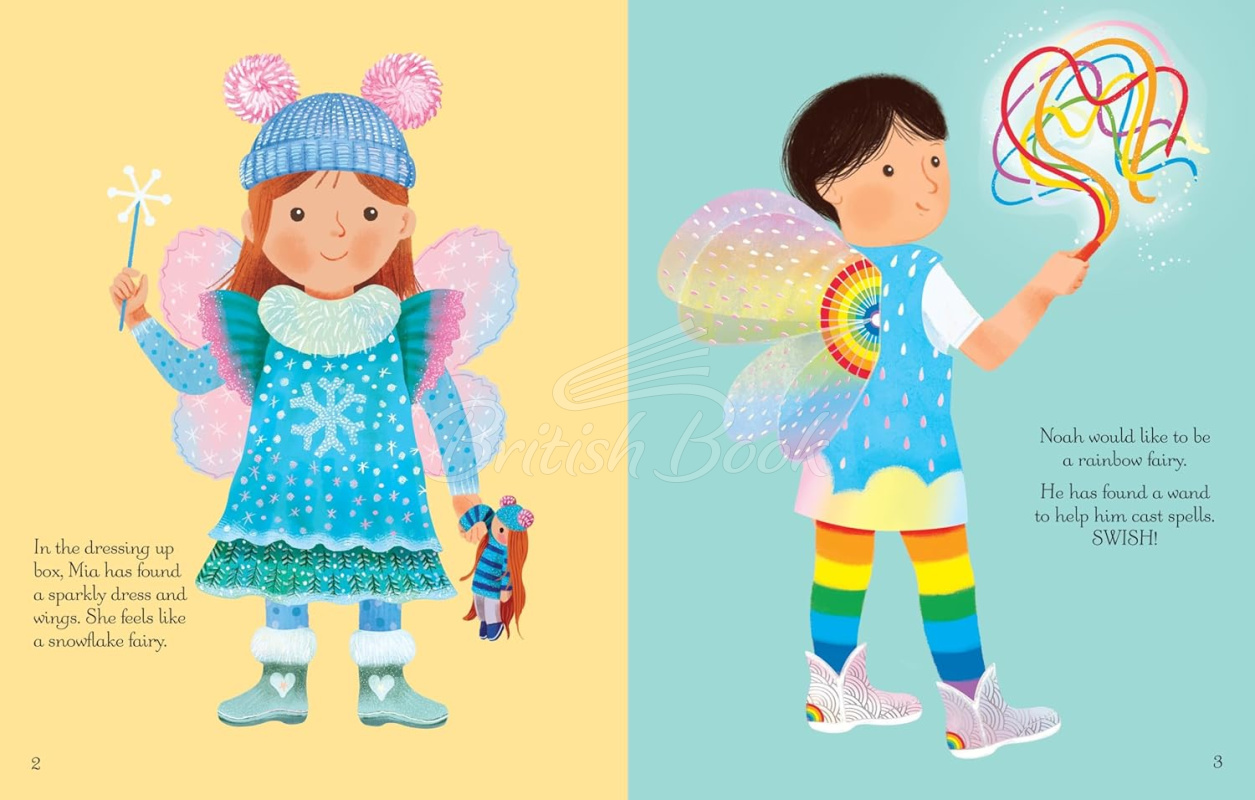 Книга Sticker Dressing Up: Fairies зображення 3
