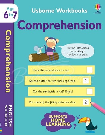Книга Usborne Workbooks: Comprehension (Age 6 to 7) зображення