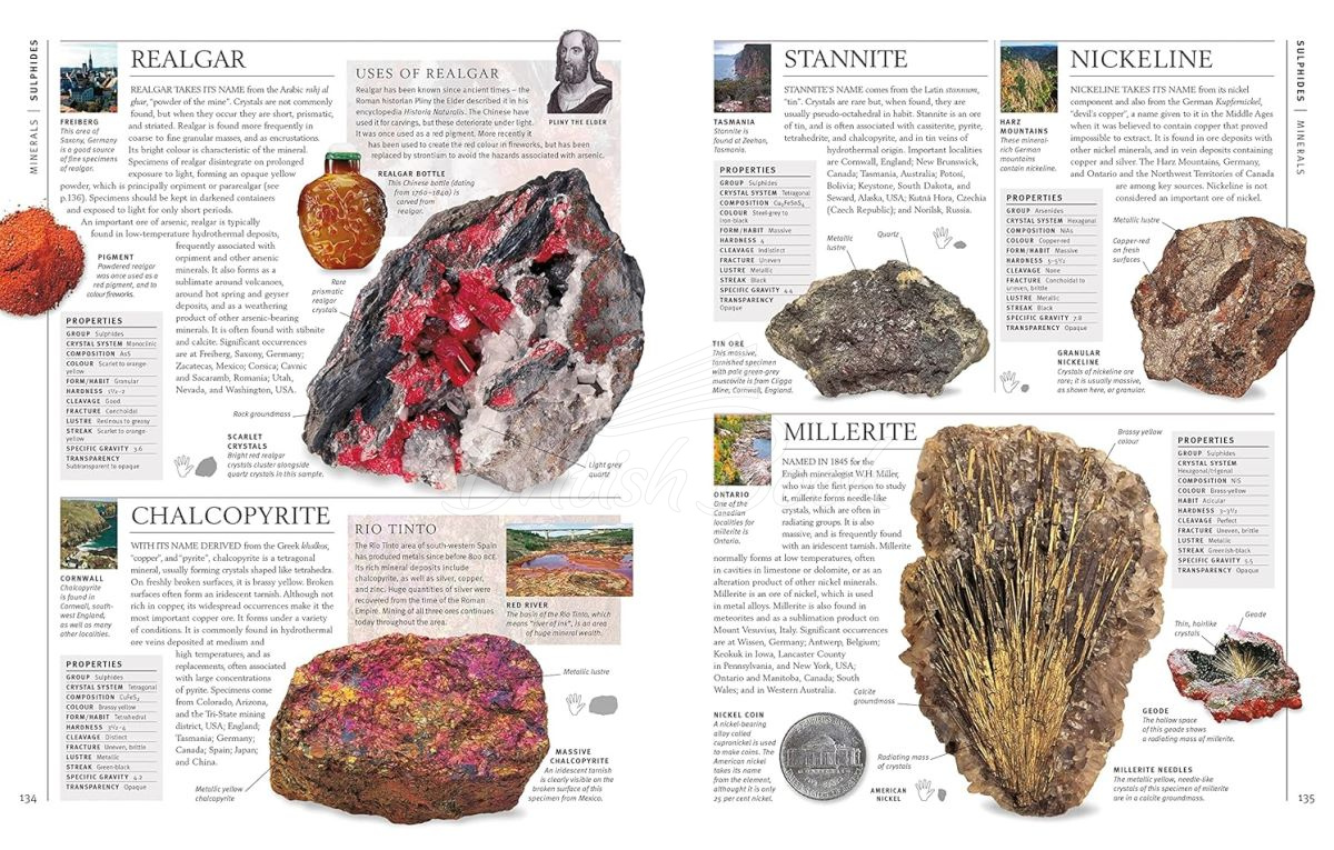 Книга Rocks and Minerals: The Definitive Visual Guide зображення 5