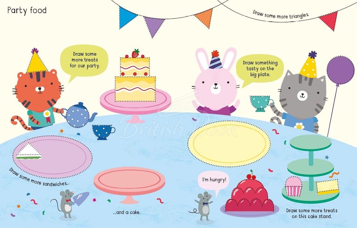 Книга Usborne Early Years Wipe-Clean: First Drawing изображение 1
