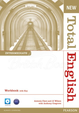 Робочий зошит New Total English Intermediate Workbook with CD and key зображення