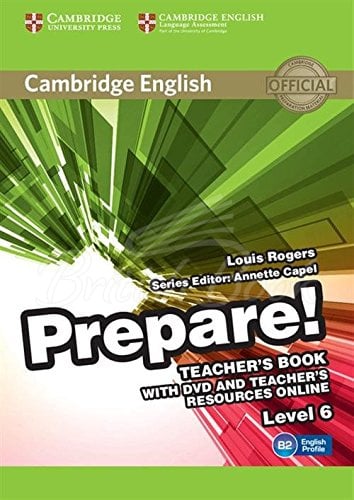 Книга для вчителя Cambridge English Prepare! 6 Teacher's Book with DVD and Teacher's Resources Online зображення