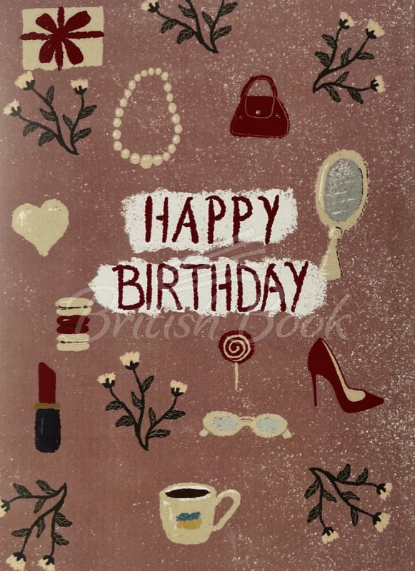 Открытка Happy Birthday изображение