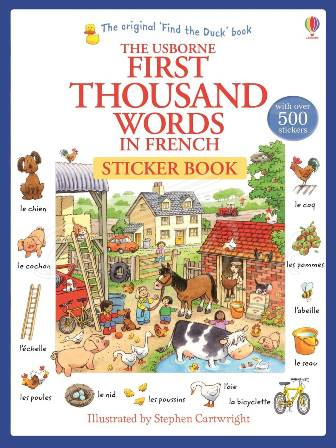 Книга First Thousand Words in French Sticker Book зображення