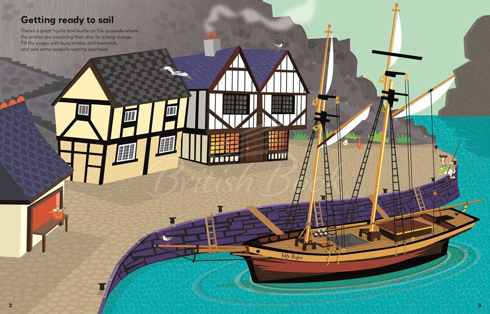 Книга Pirate Sticker Book зображення 1