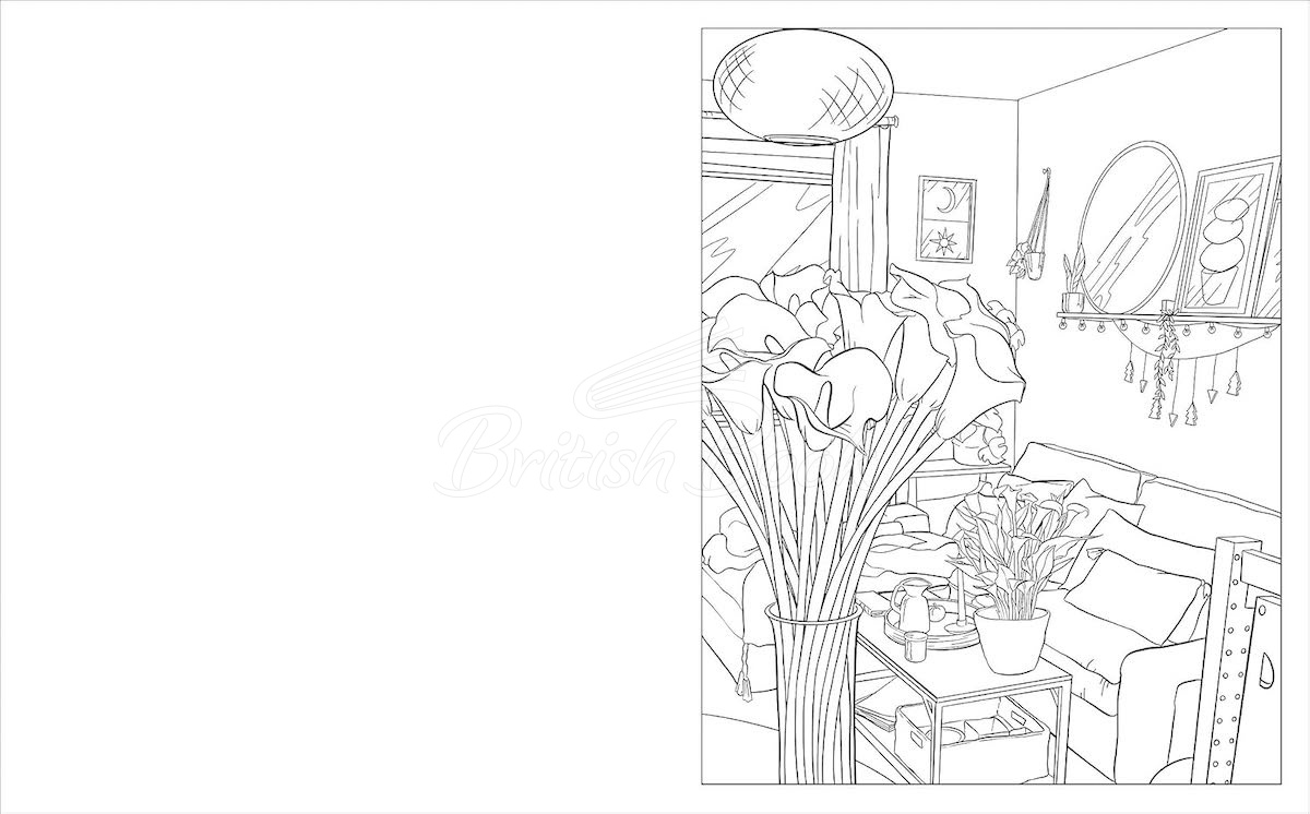 Книга The Houseplants Colouring Book зображення 3