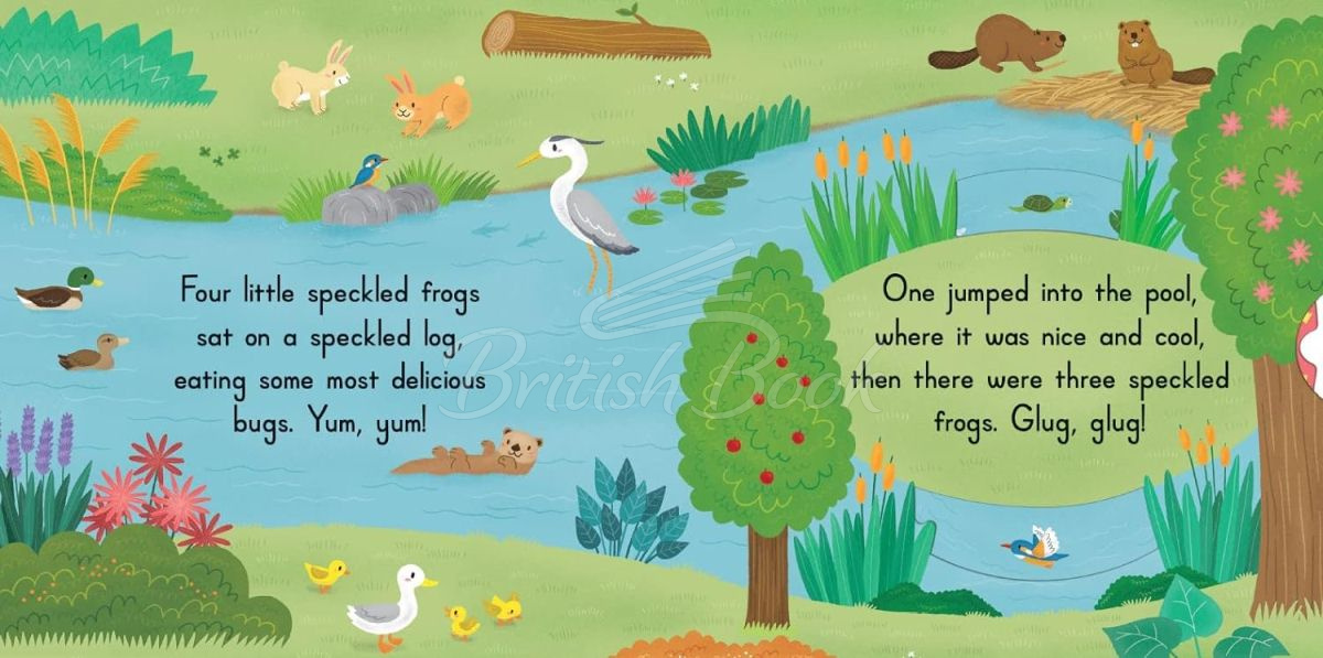 Книга Sing Along With Me! Five Little Speckled Frogs зображення 4