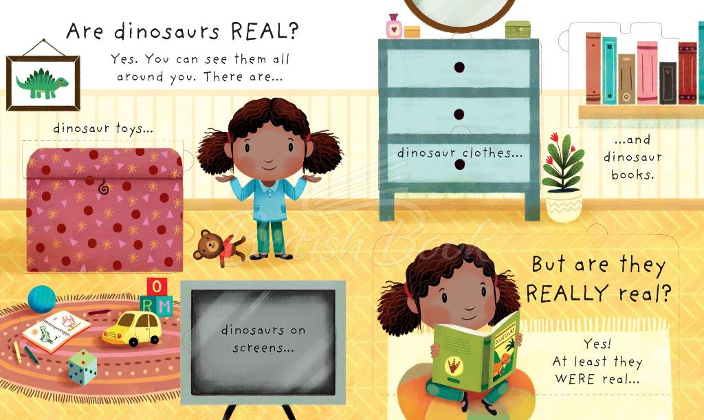 Книга Lift-the-Flap Very First Questions and Answers: Are Dinosaurs Real? зображення 2