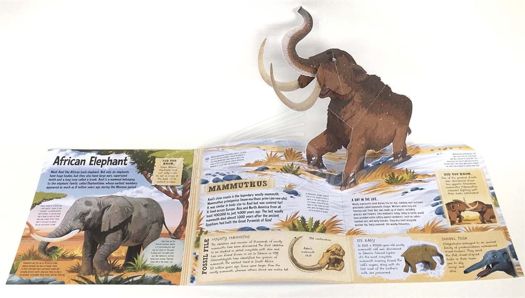 Книга Prehistoric Beasts: Discover 7 Prehistoric Animals with Incredible Pop-up Pages зображення 1