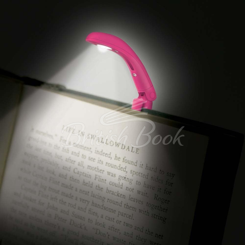Ліхтарик для книжок The Really Tiny Book Light Pink зображення 2