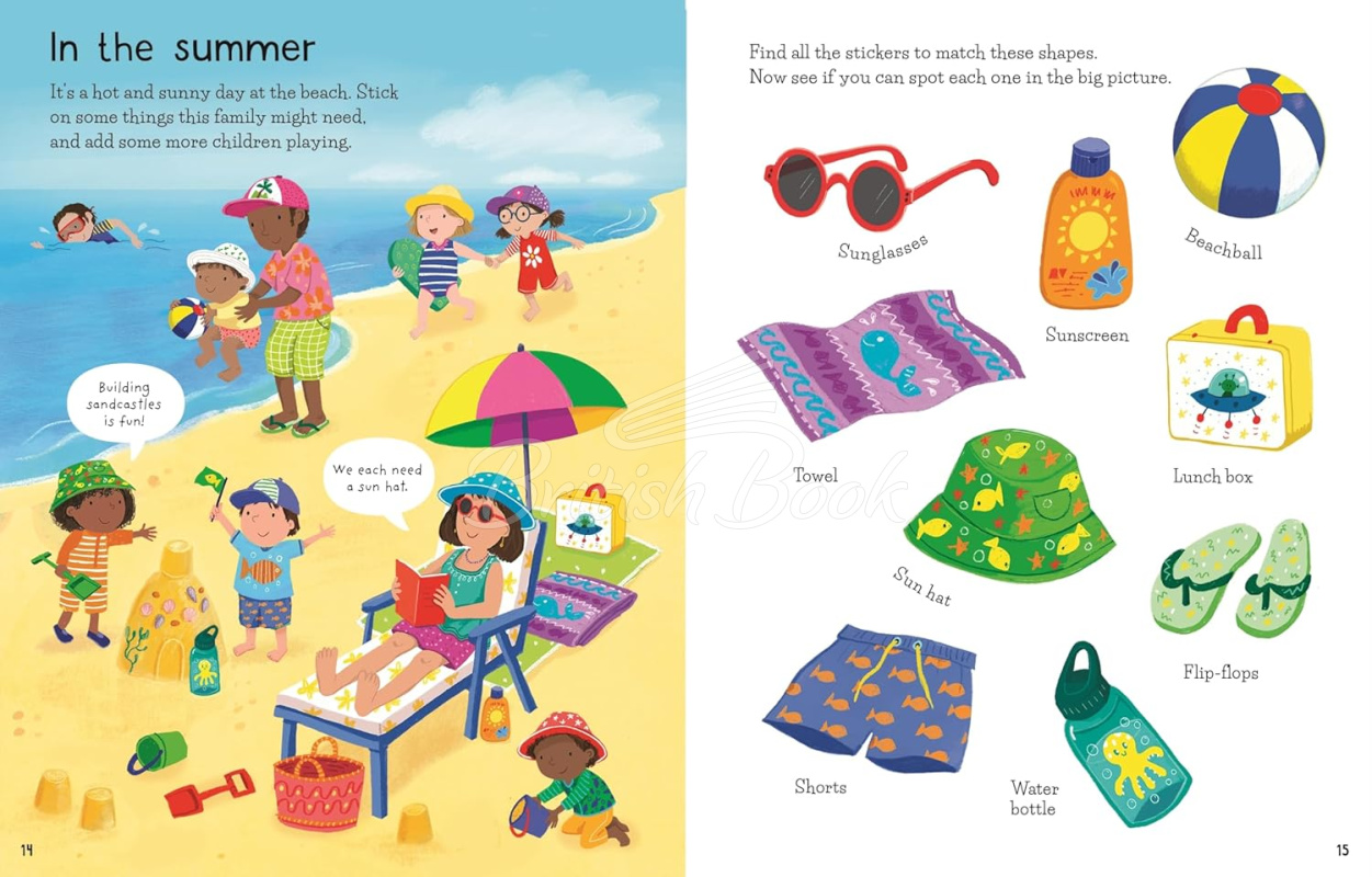 Книга First Sticker Book: Getting Dressed зображення 5