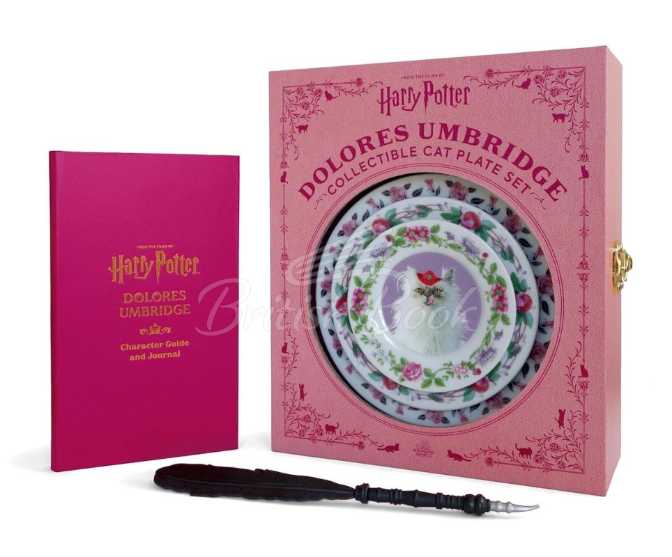 Міні-модель Harry Potter: Dolores Umbridge Collectible Cat Plate Set зображення 1