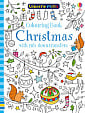 Colouring Book Christmas with Rub-Down Transfers