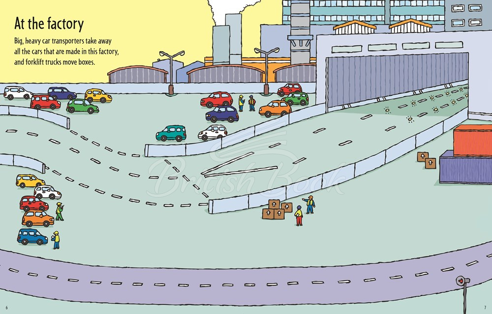 Книга First Sticker Book: Trucks зображення 1