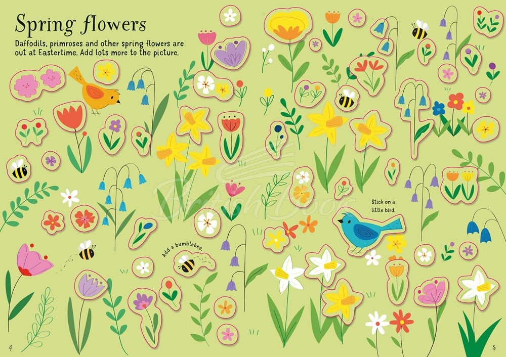 Книга Little First Stickers: Easter изображение 3