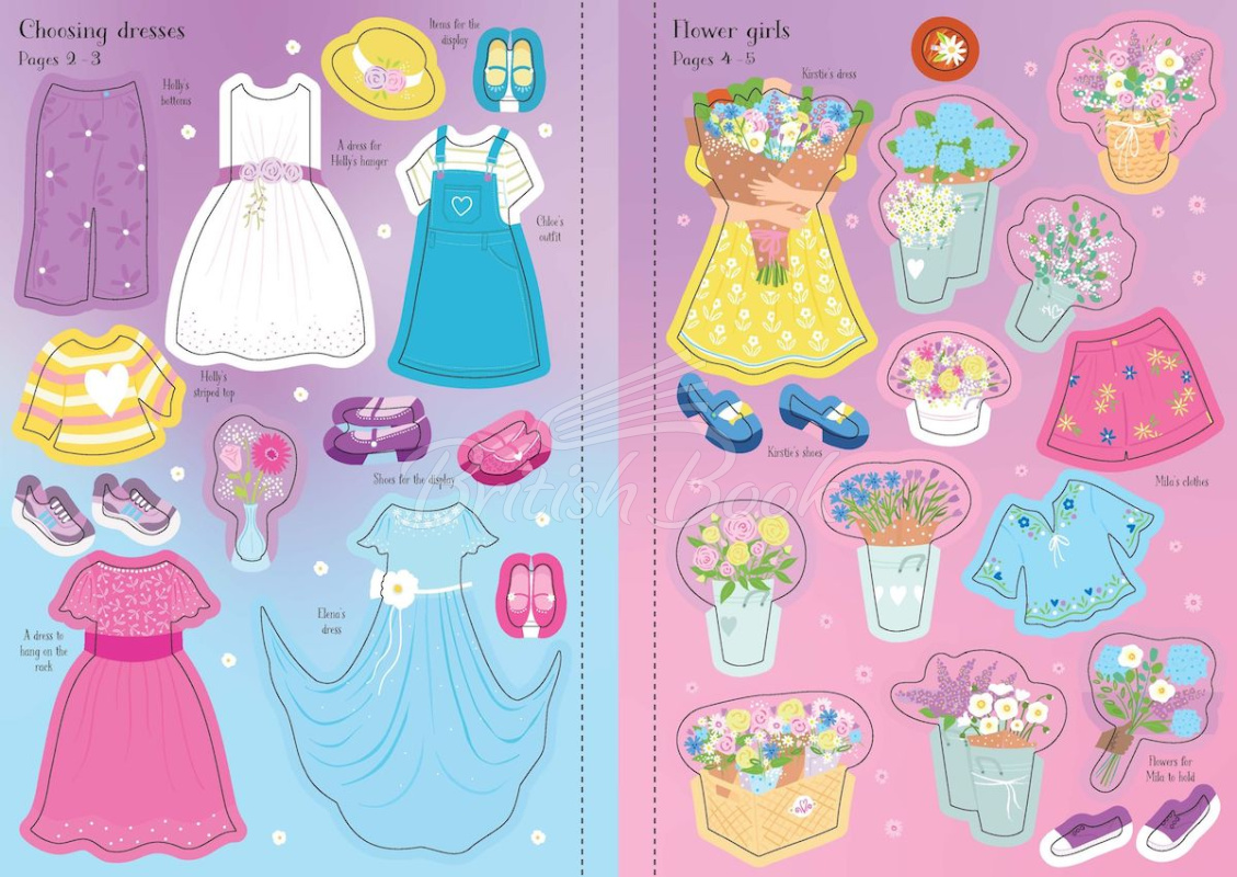 Книга Little Sticker Dolly Dressing: Bridesmaids изображение 7