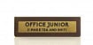 Wooden Desk Sign: Office Junior