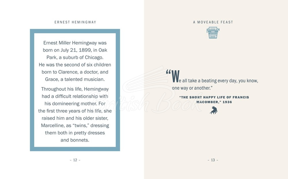 Книга The Little Book of Ernest Hemingway зображення 2
