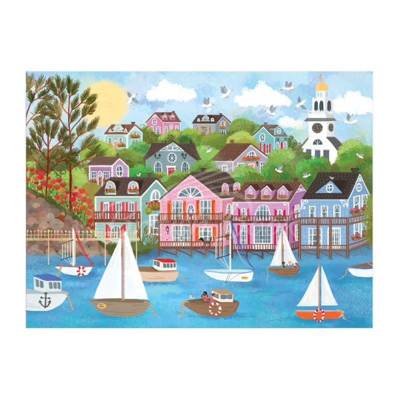 Пазл Joy Laforme Harbor by the Sea 1000 Piece Puzzle изображение 2