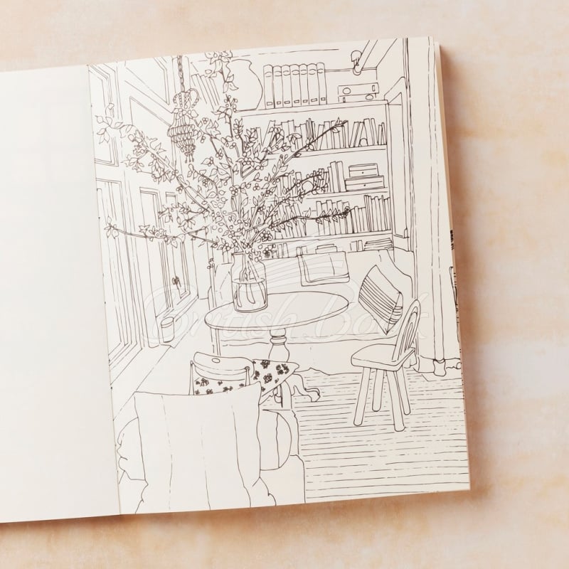 Книга Chez Moi: A Collection of Beautiful Rooms to Colour in изображение 4