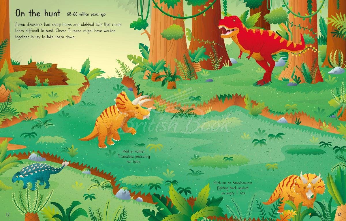 Книга First Sticker Book: T. Rex зображення 4