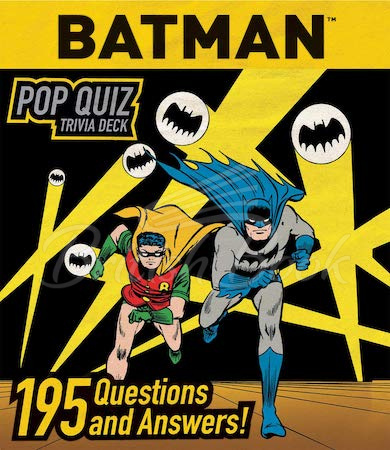Карточная игра Batman Pop Quiz Trivia Deck изображение