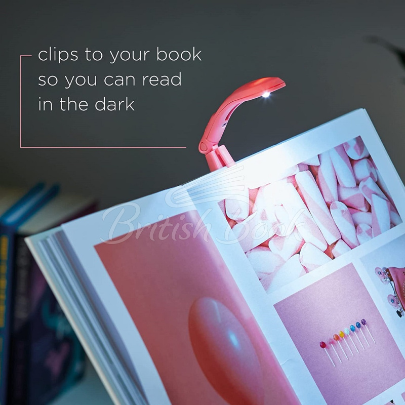 Фонарик для книг The Really Tiny Book Light Petal Pink изображение 2