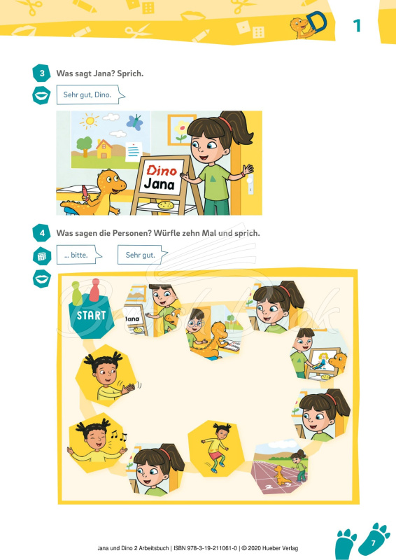 Рабочая тетрадь Jana und Dino 2 Arbeitsbuch изображение 7