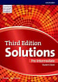 Solutions Third Edition Pre-Intermediate Student's Book