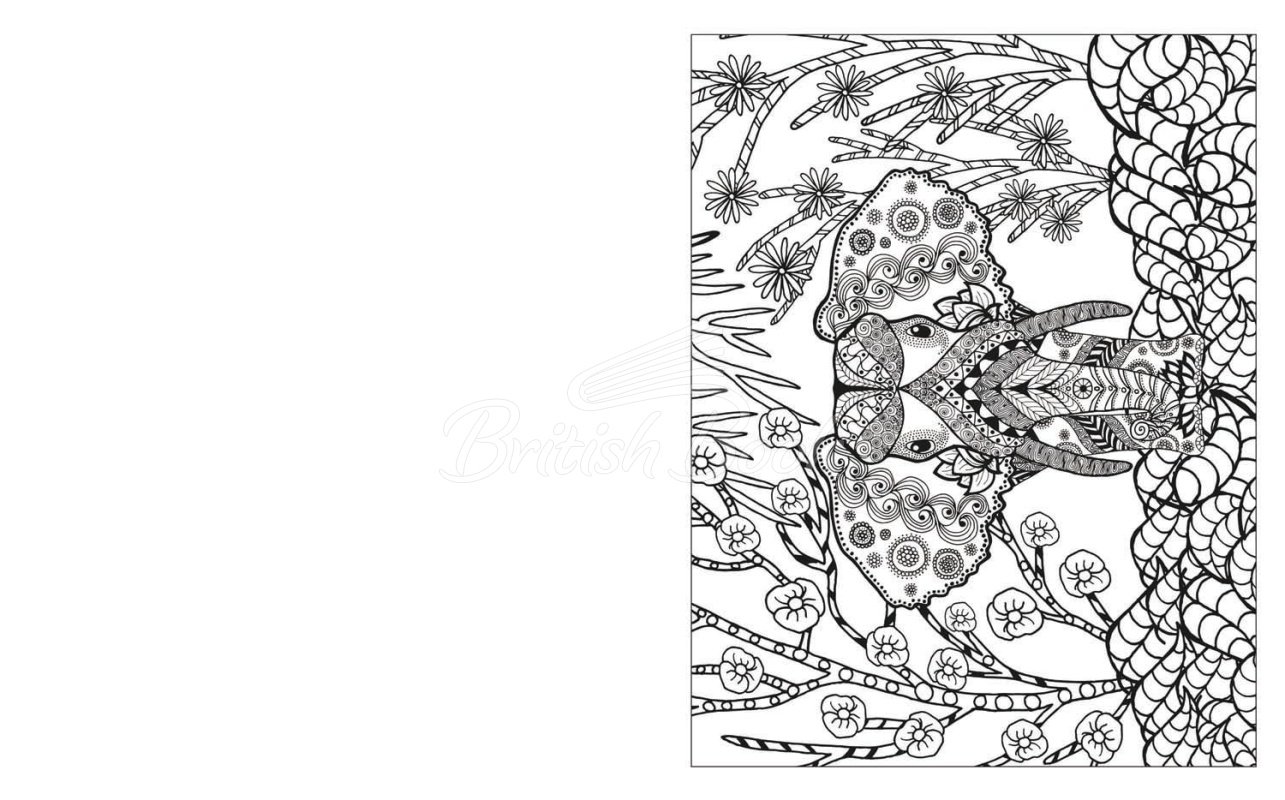 Книга Flower Power Colouring Book зображення 3