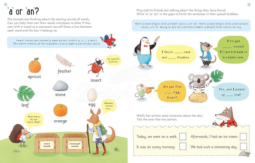 Книга Usborne Workbooks: Grammar and Punctuation (Age 7 to 8) зображення 1