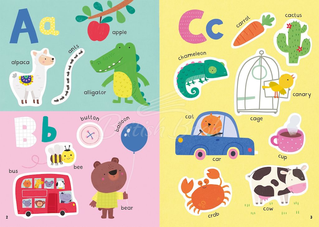 Книга Little First Stickers: ABC изображение 1