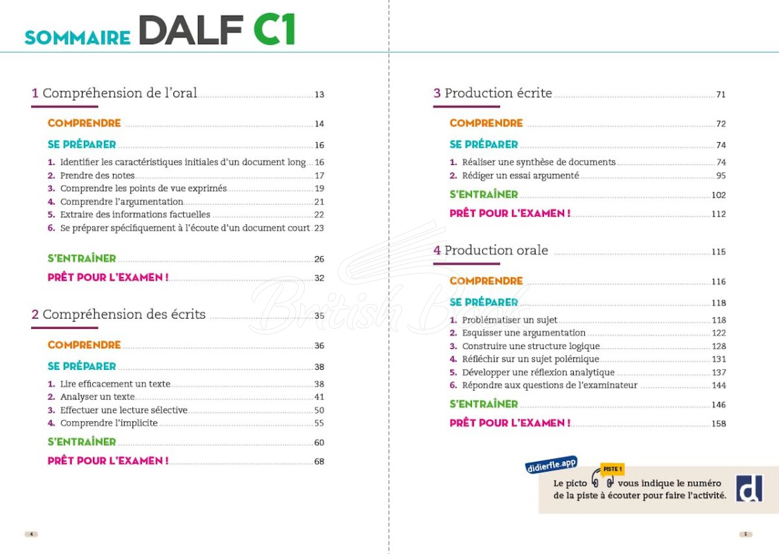 Учебник Le DALF 100% réussite C1-C2 Livre avec didierfle.app изображение 1