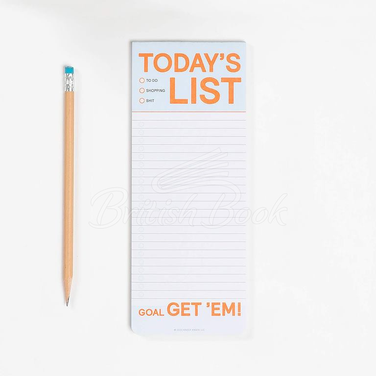 Бумага для заметок Today's List Make-a-List Pads изображение 2