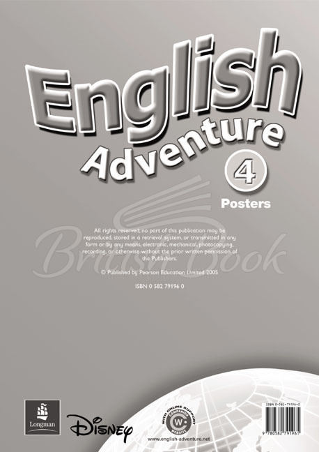 Набір плакатів English Adventure 4 Posters зображення