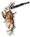Eclectionery Flat Bookmark Pens: Rabbit