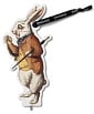 Eclectionery Flat Bookmark Pens: Rabbit