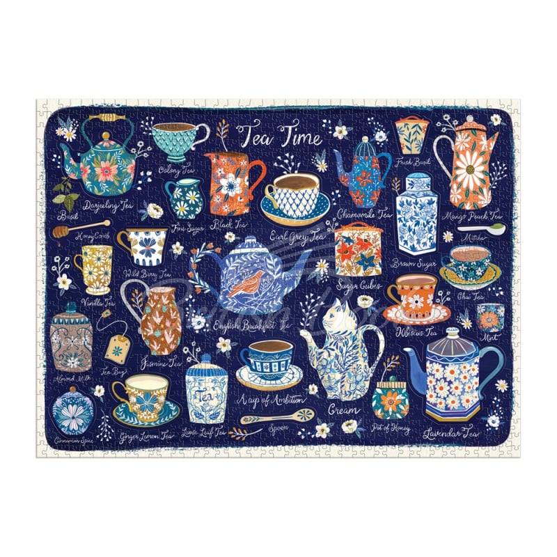 Пазл Tea Time 1000 Piece Puzzle with Shaped Pieces зображення 2