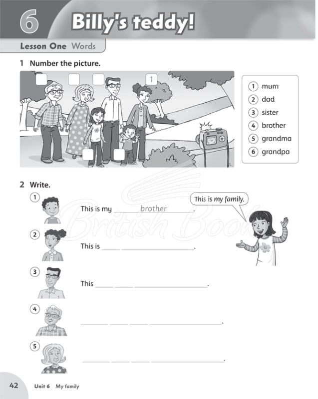 Рабочая тетрадь Family and Friends 2nd Edition 1 Workbook (Edition for Ukraine) изображение 1