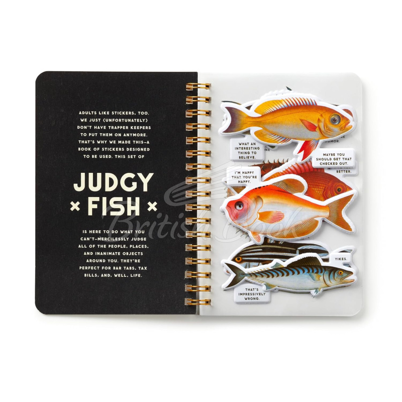 Стікербук Judgy Fish Sticker Book зображення 1