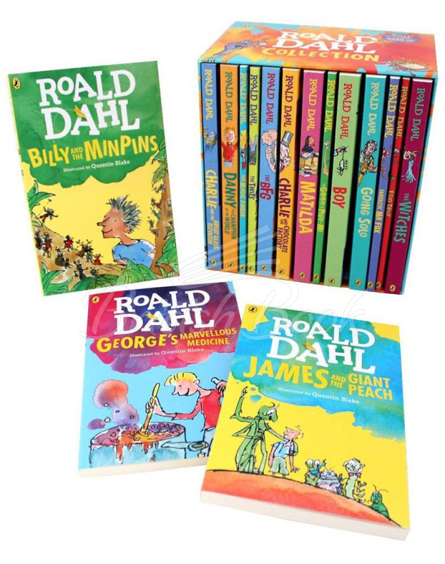 Набор книг Roald Dahl Collection Box Set (16 Books) изображение 2