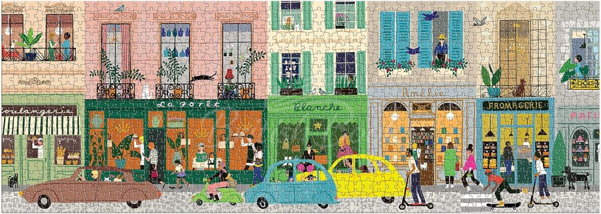 Пазл Parisian Life 1000 Piece Panoramic Puzzle изображение 1