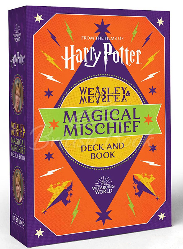 Карточки Harry Potter: Weasley and Weasley Magical Mischief Deck and Book изображение