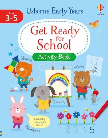 Книга Usborne Early Years: Get Ready for School Activity Book зображення