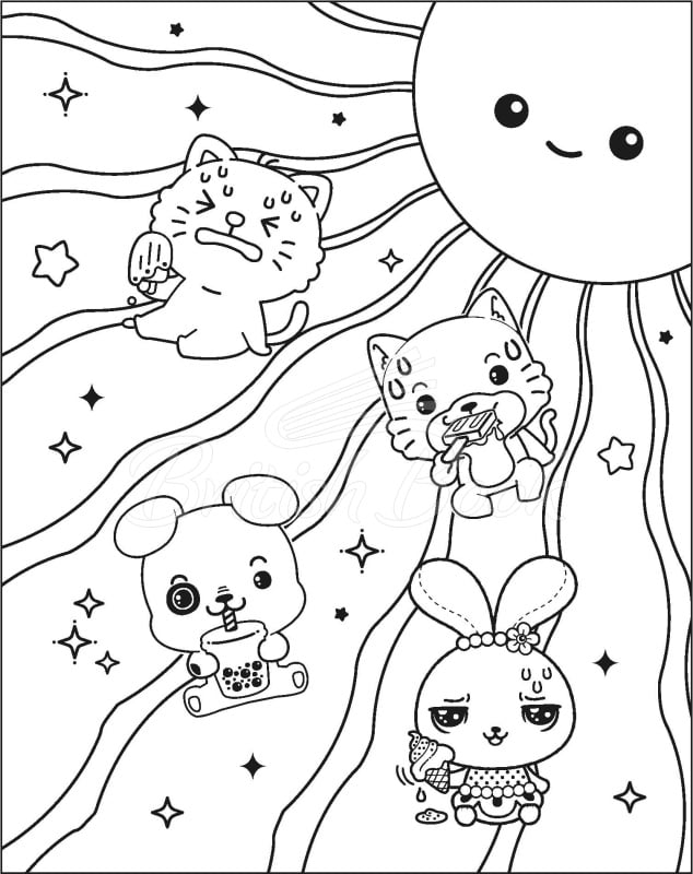 Книга Mangatopia: Puppies and Popsicles: A Playfully Sweet Colouring Book of Anime and Manga изображение 2