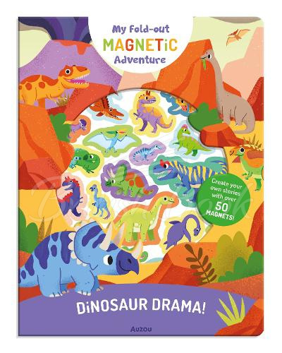 Книга My Fold-Out Magnetic Adventure: Dinosaur Drama! зображення