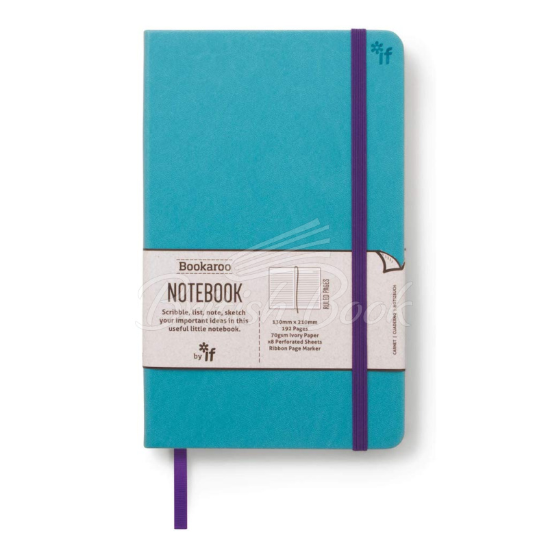 Блокнот Bookaroo A5 Notebook Turquoise изображение 1