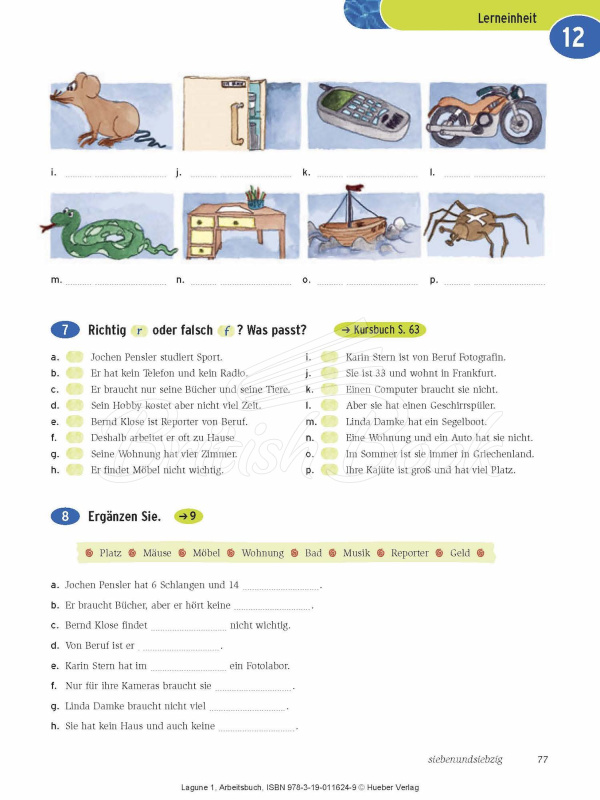 Рабочая тетрадь Lagune 1 Arbeitsbuch изображение 11